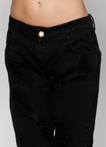 Черные кэжуал демисезонные брюки Rinascimento