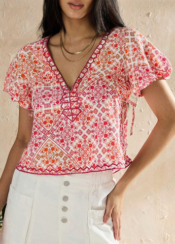 Комбінована блуза SHEIN