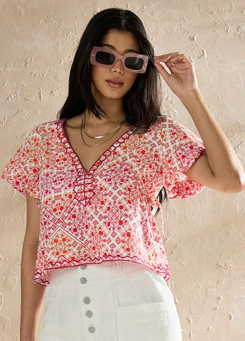 Комбінована блуза SHEIN