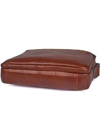 Чоловіча шкіряна сумка 27х21х6 см Vintage (229460216)