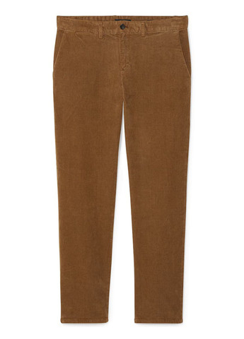 Светло-коричневые кэжуал демисезонные прямые брюки C&A