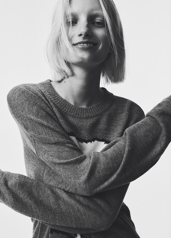 Сірий зимовий джемпер джемпер H&M