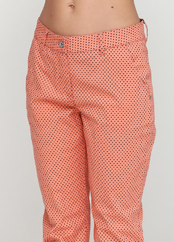 Персиковые кэжуал летние прямые брюки Brandtex Collection