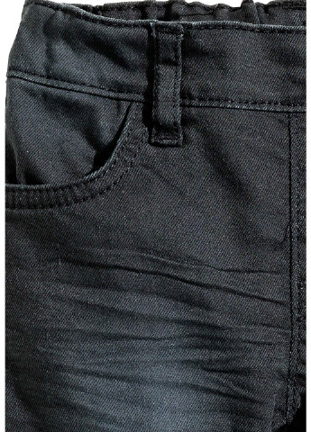 Джинси H&M середня талія чорні джинсові