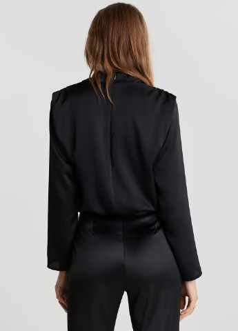 Чорна демісезонна блуза Gina Tricot