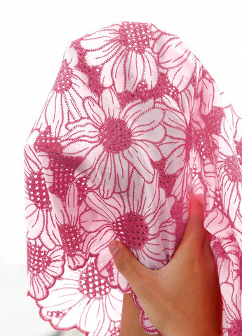 Белое кэжуал платье а-силуэт SHEIN с цветочным принтом