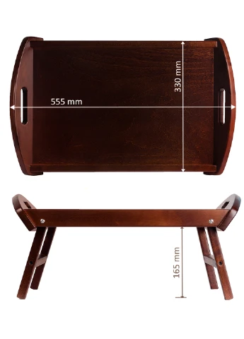 Столик для завтрака из натурального дерева (яблоня), 55х35см HouseWood (213430461)
