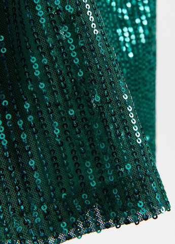 Зеленое кэжуал платье Reserved однотонное