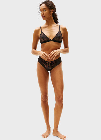 Чёрный бралетт бюстгальтер Tommy Hilfiger без косточек полиамид