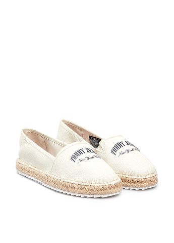 Бежевые эспадрильи Tommy Jeans логотип джут (307091585)