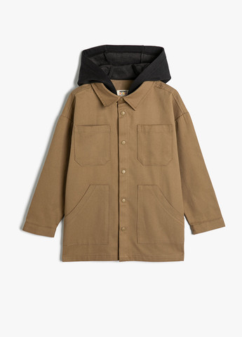 Светло-коричневая демисезонная куртка KOTON