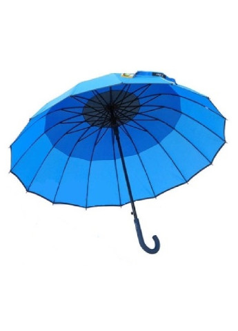 Зонт трость семейный полуавтомат 16 спиц (473236-Prob) Голубой Unbranded (254112181)
