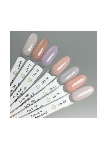 Гель-лак рожевого камуфлюючого кольору Gel Polish Lite 12, 10 г Izzy (363030648)