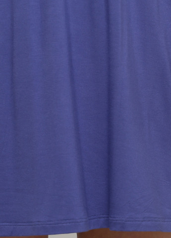 Синее кэжуал платье а-силуэт Redoute однотонное