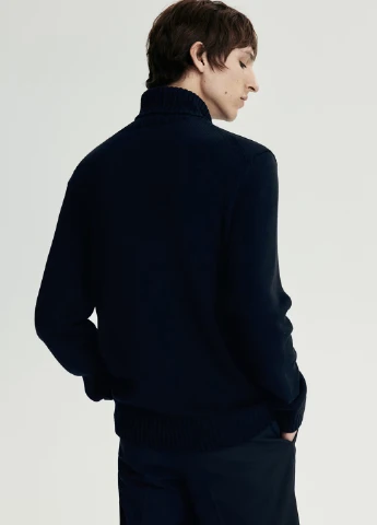 Темно-синій демісезонний светр H&M