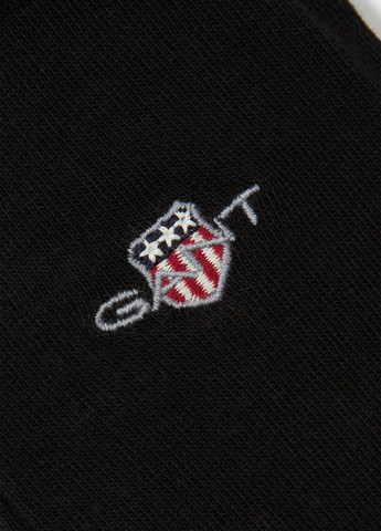 Чёрные носки (3 пары) Gant однотонные (322557432)
