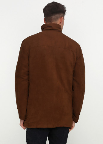 Темно-коричневая демисезонная куртка Carlo Comberti