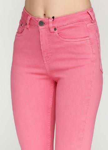 Розовые джинсовые демисезонные брюки Gestuz