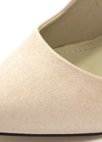 Another Pair Of Shoes Жіночі човники туфлі-човники бежевий з текстиль, великобританія — демісезон (238414664)
