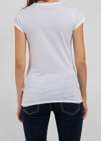 Біла футболка з принтом Ko Samui - (250382521)