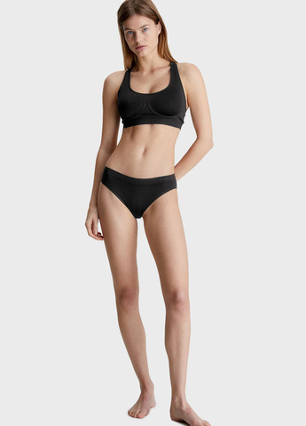 Чорний топ бюстгальтер Calvin Klein з кісточками поліамід