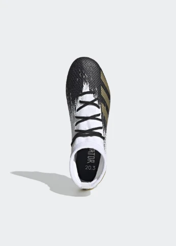 Черно-белые футбольные бутсы fw9196 adidas