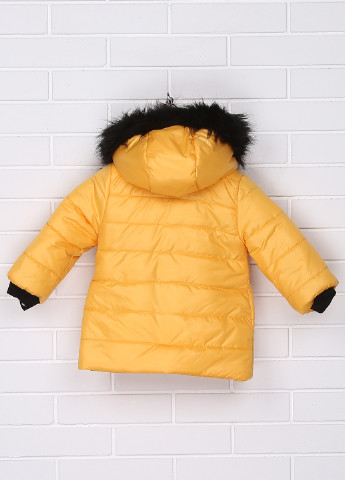 Желтая зимняя куртка Одягайко