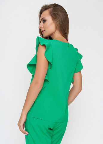 Зеленая летняя блуза Sellin