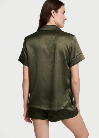 Оливкова (хакі) всесезон піжама (сорочка, шорти) сорочка + шорти Victoria's Secret