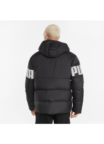Чорна демісезонна куртка essentials+ cb down men's jacket Puma