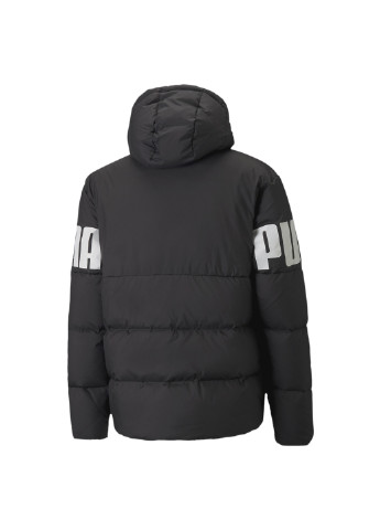 Чорна демісезонна куртка essentials+ cb down men's jacket Puma