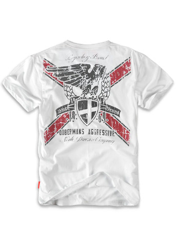 Біла футболка dobermans nord division ts45wt Dobermans Aggressive