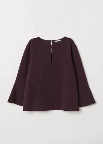 Темно-бордовая блуза H&M