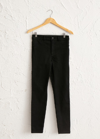 Черные джинсовые демисезонные зауженные брюки LC Waikiki