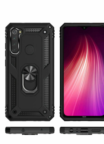 Чохол для мобільного телефону (смартфону) Military для Xiaomi Redmi Note 8 Black (704595) BeCover (201492839)