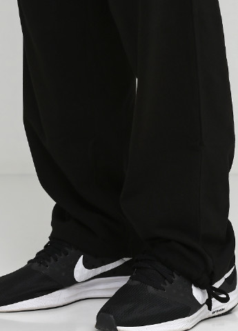 Черные спортивные демисезонные прямые брюки DIVO