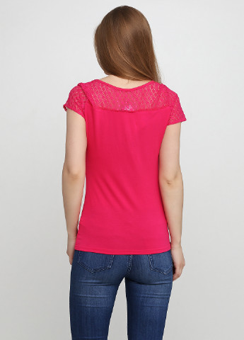 Розовая летняя футболка Jus d'Orange