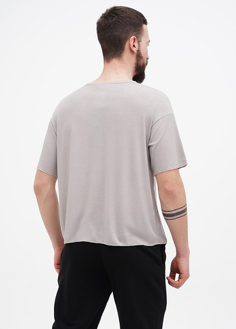 Бежевая футболка с коротким рукавом H&M