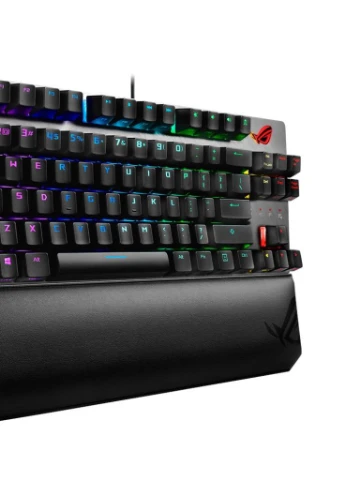 Клавіатура ROG Strix Scope TKL Deluxe USB Cherry MX Red RGB Red Ukr (90MP00N5-BKRA00) Asus (208684057)