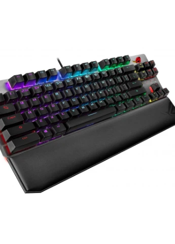 Клавіатура ROG Strix Scope TKL Deluxe USB Cherry MX Red RGB Red Ukr (90MP00N5-BKRA00) Asus (208684057)