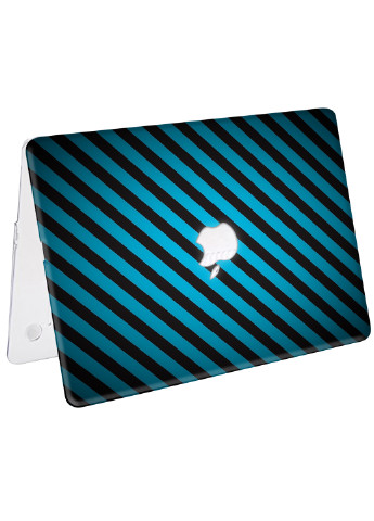 Чехол пластиковый для Apple MacBook Air 13 A1466 / A1369 Абстракция (Dark blue stripes abstract) (6351-2731) MobiPrint (219125728)