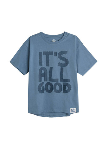 Темно-голубая летняя футболка Cool Club