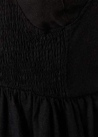 Черное кэжуал, праздничный платье клеш KOTON однотонное