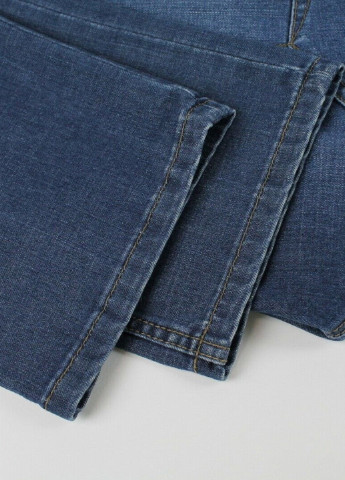 Темно-синие демисезонные прямые джинсы Desigual