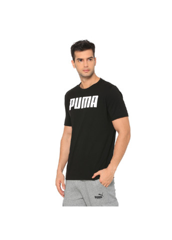 Чорна футболка ess tee Puma