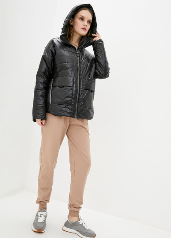 Черная демисезонная куртка Modniy OAZIS