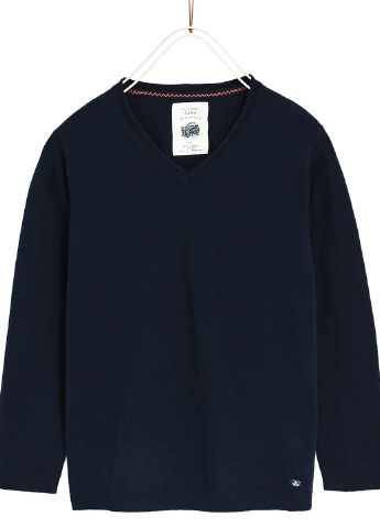 Темно-синий демисезонный пуловер пуловер Zara