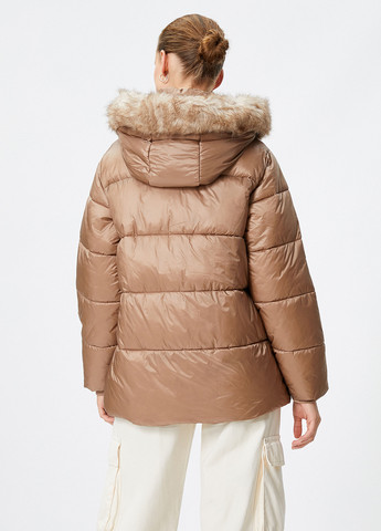 Світло-коричнева зимня куртка KOTON