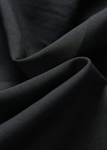 Черное кэжуал платье а-силуэт SHEIN однотонное