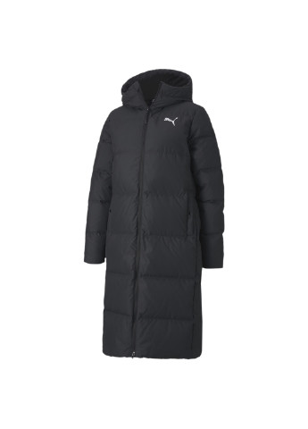Черная демисезонная куртка long oversized down coat Puma